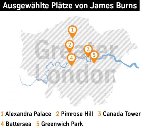 Ausgewählte Plätze von James Burns