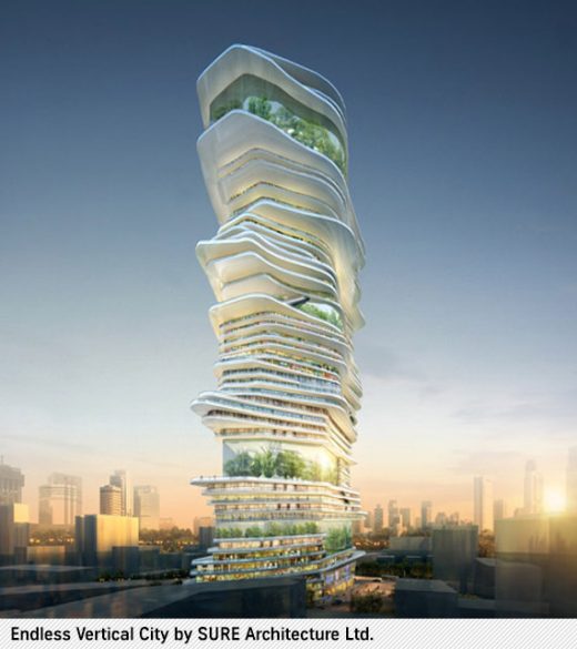 Endless Vertical City by Sure Architects Ltd.