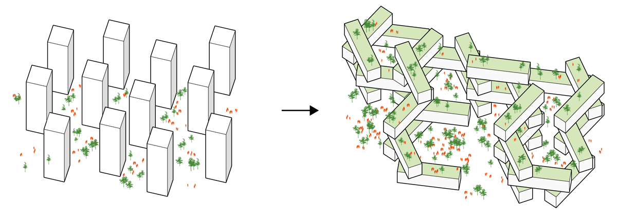 ¿Atrapado en una selva de torres? No con The Interlace.