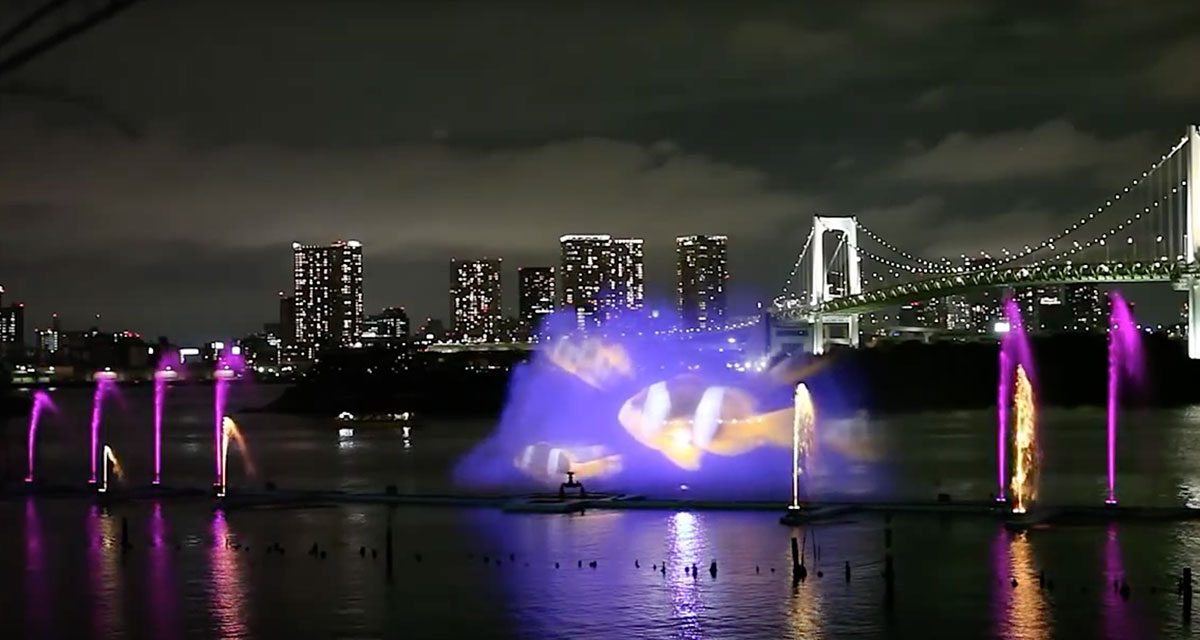 Odaiba Water Illumination Show (Tóquio, Japão)