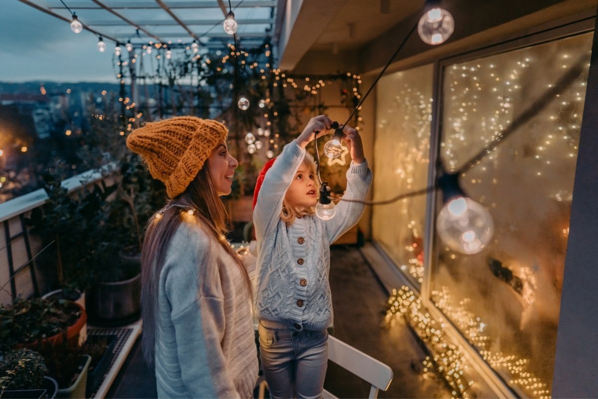 Christmas Terrace Decoration