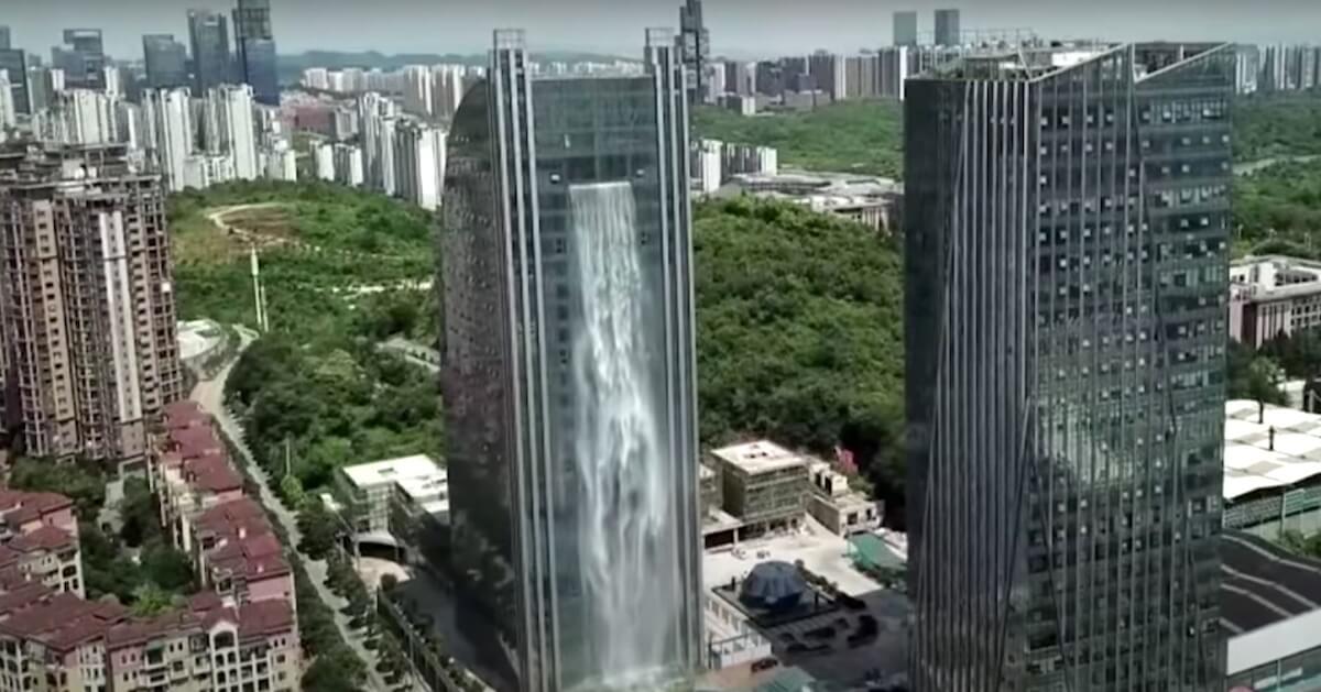 China's Waterfall Building