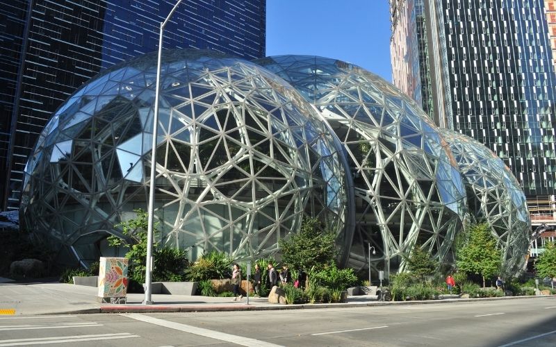 Amazon Spheres, Seattle, États-Unis d