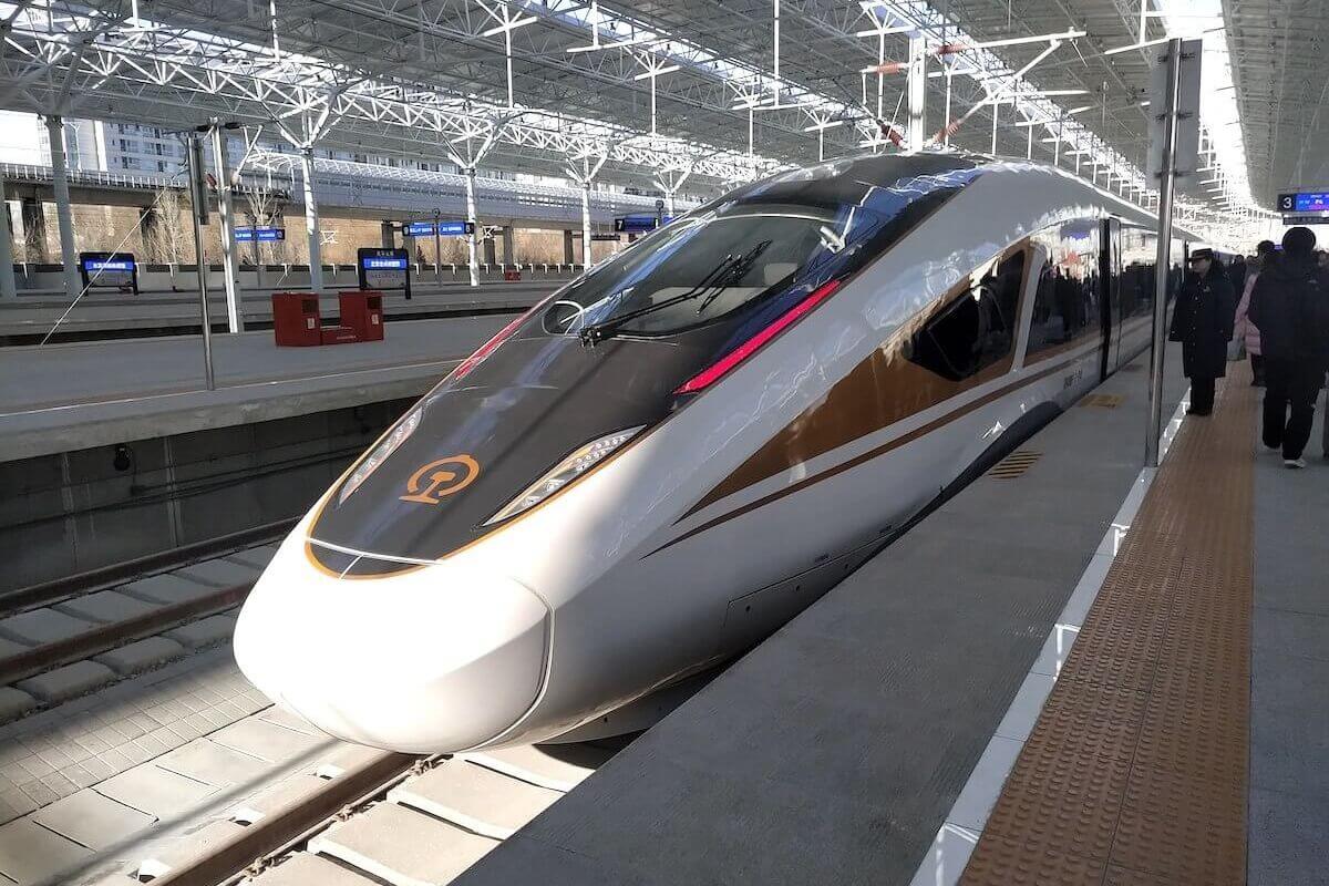 China High Speed Train Front